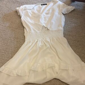 Chic White Mini Dress